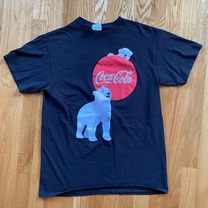 VINTAGE COCA-COLA BEARS SHIRT SIZE MEDIUM GREAT CONDITION